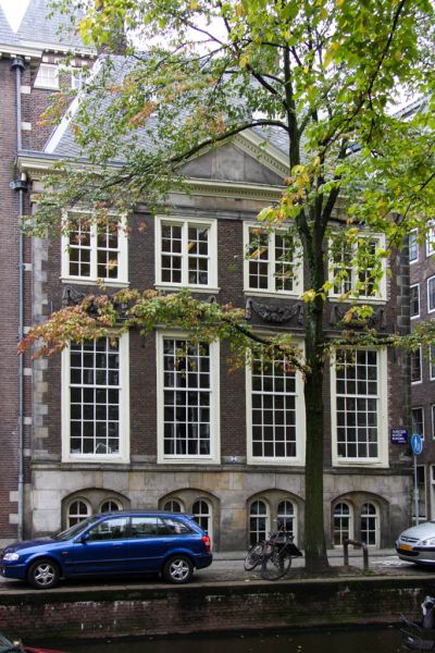 Oude gevel van het 17de-eeuwse Spinhuis (&copy; Walther Schoonenberg)