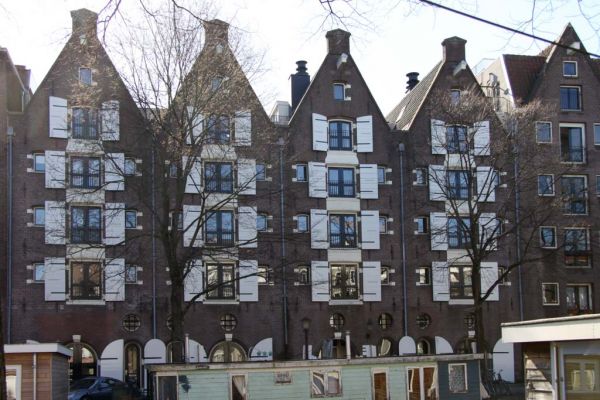 Brouwersgracht 215-225 (&copy; Walther Schoonenberg)
