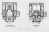 Stadsschouwburg, plattegronden parterre en begane grond.	Bouwtekening A. L. van Gendt, Jan Bernard Springer, J. L. Springer