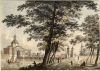 De 2de Muiderpoort, tekening Hendrik Keun, 1771
