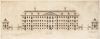 Gevel aan landzijde. Ontwerptekening D. Stalpaert (Stadsarchief)