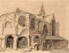 Olofskapel met links de Jeruzalemkapel. Kopie uit 1644 naar een tekening van Roelant Roghman. Olofskapel met links de Jeruzalemkapel. Kopie uit 1644 naar een tekening van Roelant Roghman.