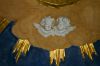 Detail van het stucplafond met engelkopjes (&copy; Walther Schoonenberg)