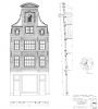 Tekening door J. Verhaar, Bureau Monumentenzorg