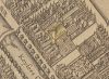 Detail van de kaart van Balthazar Florisz toont de Academie.