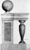 Reconstructie van de balustrade.