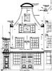 Gevelontwerp G. Prins voor de reconstructie