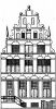 Herengracht 248. Tekening uit het Grachtenboek van Caspar Philips.