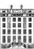 Herengracht 276-278. Tekening uit het Grachtenboek van Caspar Philips.