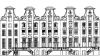 Herengracht 408-400. Tekening uit het Grachtenboek van Caspar Philips.