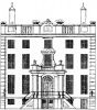 Herengracht 458. Tekening uit het Grachtenboek van Caspar Philips