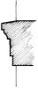 Cordonband. Tekening T. Rouwhorst Cordonband. Tekening T. Rouwhorst