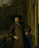 Matthijs Naiveu, Hendrick Staets (1632-1687) voor zijn huis, nu Herengracht 460, 1683 Matthijs Naiveu, Hendrick Staets (1632-1687) voor zijn huis, nu Herengracht 460, 1683