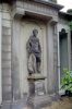 Beeld van Apollo in nis van tuinhuis (&copy; Walther Schoonenberg)