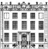 Tekening uit het Grachtenboek van Caspar Philips
