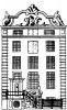 Herengracht 592. Tekening uit het Grachtenboek van Caspar Philips.