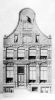 Keizersgracht 141 v��r de verbouwing van 1877/78. Architectentekening uit die tijd.