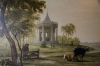 Detail van de beschilderde behangsels (&copy; Walther Schoonenberg)