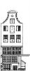 Keizersgracht 464. Tekening uit het Grachtenboek van Caspar Philips.