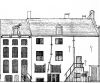 Keizersgracht 662 en 660. Tekening uit het Grachtenboek van Caspar Philips