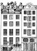 Keizersgracht 71. Tekening uit het Grachtenboek van Caspar Philips
