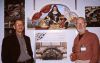 Na restauratie, tentoongesteld op restauratiebeurs met rechts Onno Boers