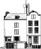Reguliersgracht 39 en Keizersgracht 663. Tekening uit het Grachtenboek van Caspar Philips.
