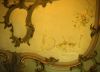 Stucplafond in de voorkamer met in de hoeken de vier werelddelen: Europa.