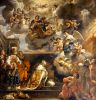 Govert Flinck, Salomo's gebed om wijsheid, 1658, noordelijke schouwstuk Vroedschapszaal Govert Flinck, Salomo's gebed om wijsheid, 1658, noordelijke schouwstuk Vroedschapszaal