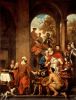 Govert Flinck, De onomkoopbaarheid van consul Marcus Curius Dentatus, 1656, zuidelijke schouwstuk Oud-Raadszaal Govert Flinck, De onomkoopbaarheid van consul Marcus Curius Dentatus, 1656, zuidelijke schouwstuk Oud-Raadszaal