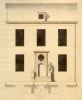 Ontwerp voor de voorgevel van het huis van Six, Adriaan Dortsman, 1666 (niet uitgevoerd)