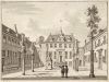 Het R.K. Jongensweeshuis in 1785. Tekening van Jan Bulthuis (Lauriergracht 99-105)