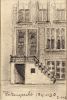 Rozengracht 184 met links de overbouwde gang naar inpandige huizen 186-190. Tekening uit 1906. Rozengracht 184 met links de overbouwde gang naar inpandige huizen 186-190. Tekening uit 1906.