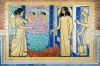 Jan Toorop, De toekomst, 1902, uit een serie van drie tegeltableau's Verleden, Heden en Toekomst, in de hoofdingang.
