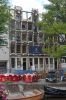 Nieuwe Keizersgracht 15-19 ingepakt tijdens restauratie (&copy; Walther Schoonenberg)