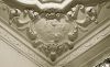 Eén van de vier elementen in het stucplafond (voorkamer) Eén van de vier elementen in het stucplafond (voorkamer)
