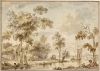 Wandontwerp van Jurriaan Andriessen voor de rechter-voorkamer, ca. 1779