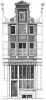 Reconstructie van de voorgevel door R. Royaards-ten Holt (Huizen in Nederland, p. 300)