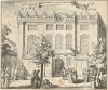 De voorhof en de vrouweningang van de Portugese Synagoge. Romeyn de Hooghe, ca. 1695 De voorhof en de vrouweningang van de Portugese Synagoge. Romeyn de Hooghe, ca. 1695