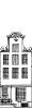 Brouwersgracht 55. Tekening uit het Grachtenboek van Caspar Philips