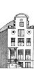 Brouwersgracht 98. Tekening uit het Grachtenboek van Caspar Philips