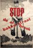 Affiche Stop de afbraak van de Bakkerstraat (1969/70) (© Walther Schoonenberg)