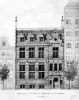 Ontwerptekening van de voorgevel door H.P. Berlage