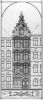 Ontwerptekening van de voorgevel door H.P. Berlage