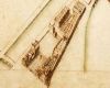 Detail van de plattegrond van Jacob Bosch met de Nieuwe Herengracht in 1679. Het Hof d'Acosta is het meest opvallende gebouw.