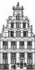 Herengracht 102. Tekening uit het Grachtenboek van Caspar Philips.