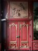 Gesneden deur en bovendeurstuk (© Walther Schoonenberg)