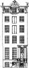 Herengracht 20. Tekening uit het Grachtenboek van Caspar Philips