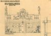 Bouwtekening van het tuinhuis. Van Gendt 1921