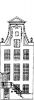 Herengracht 413. Tekening uit het Grachtenboek van Caspar Philips